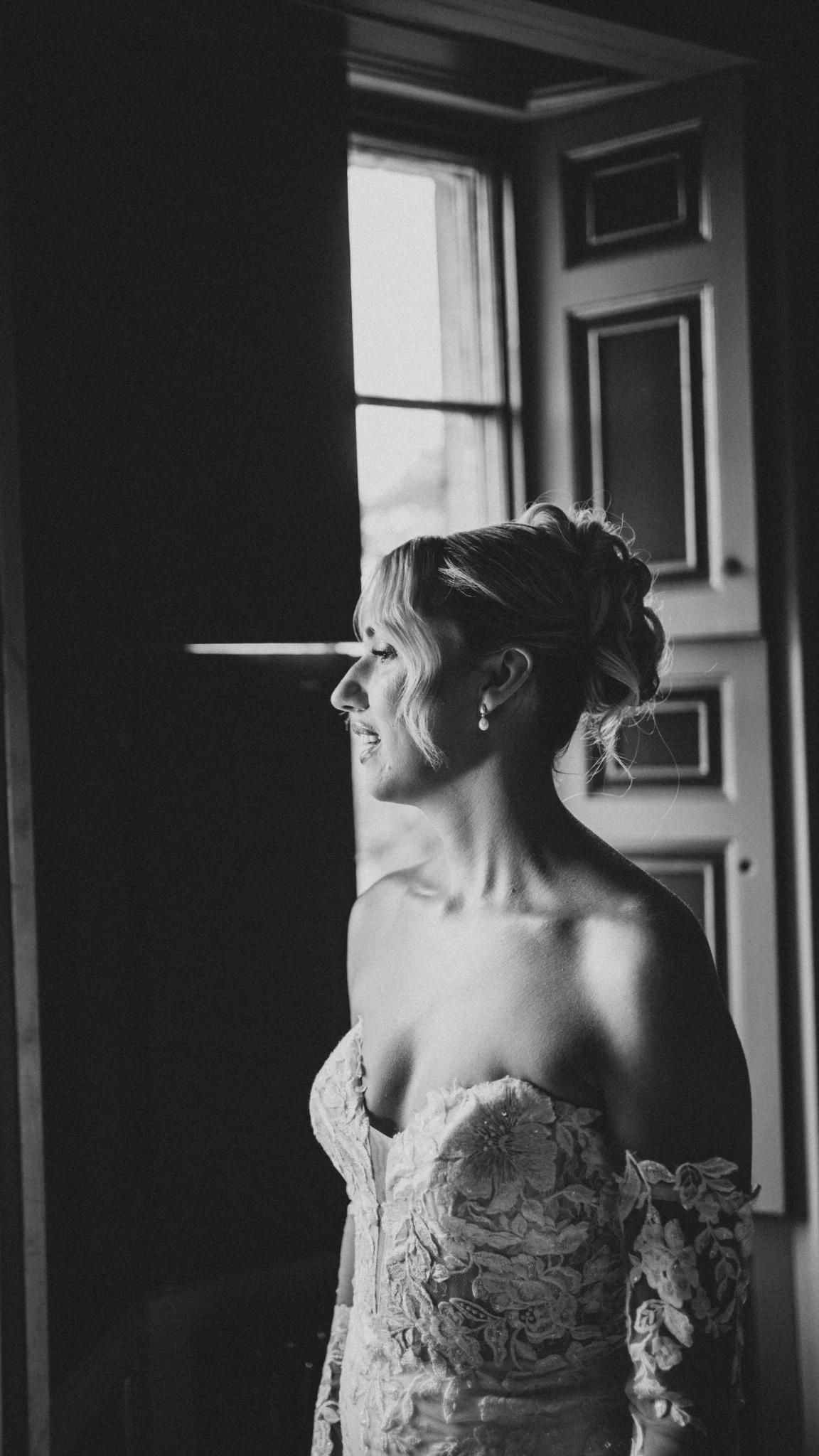 Anna & Tyrone bridal hair at Rise Hall — photograph 3.