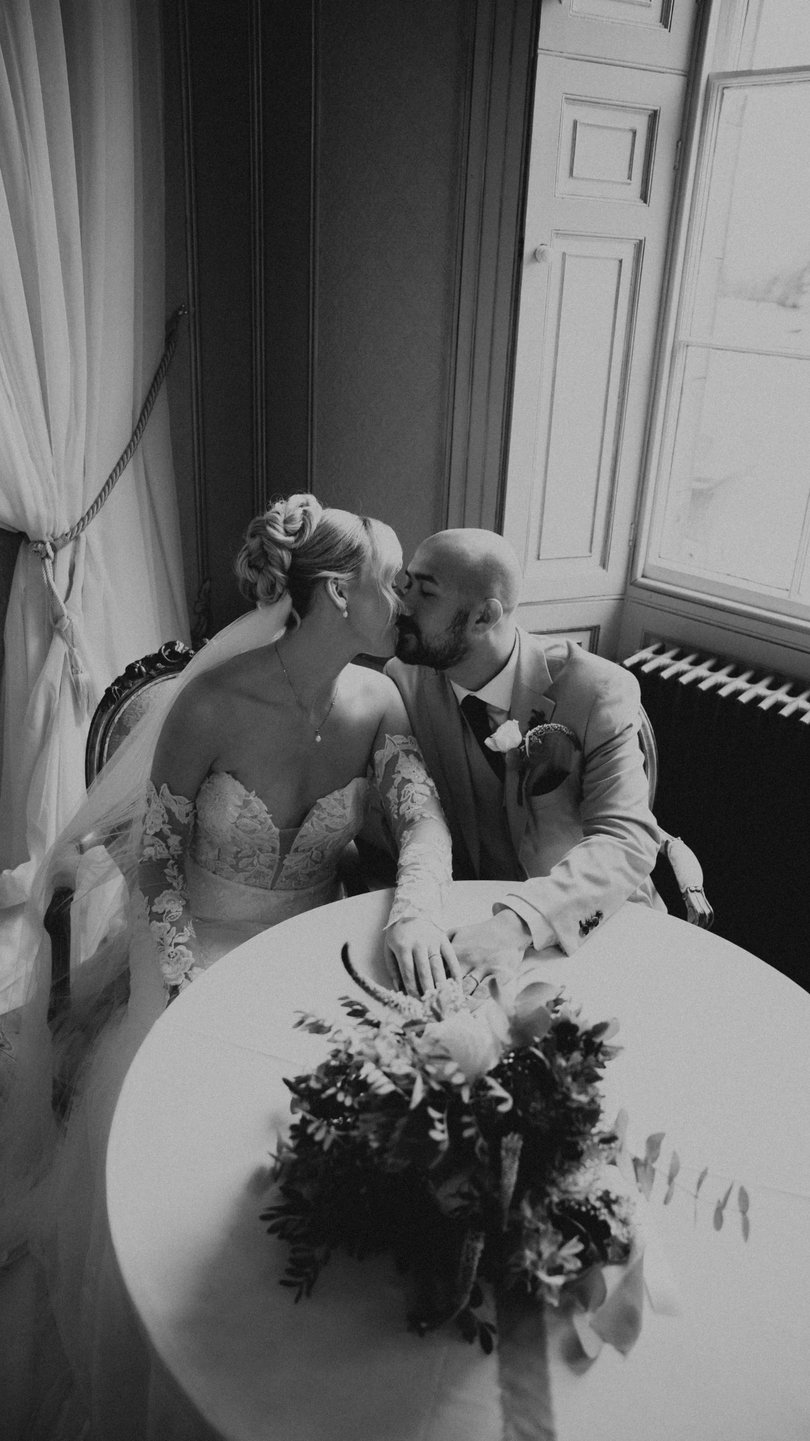 Anna & Tyrone bridal hair at Rise Hall — photograph 5.