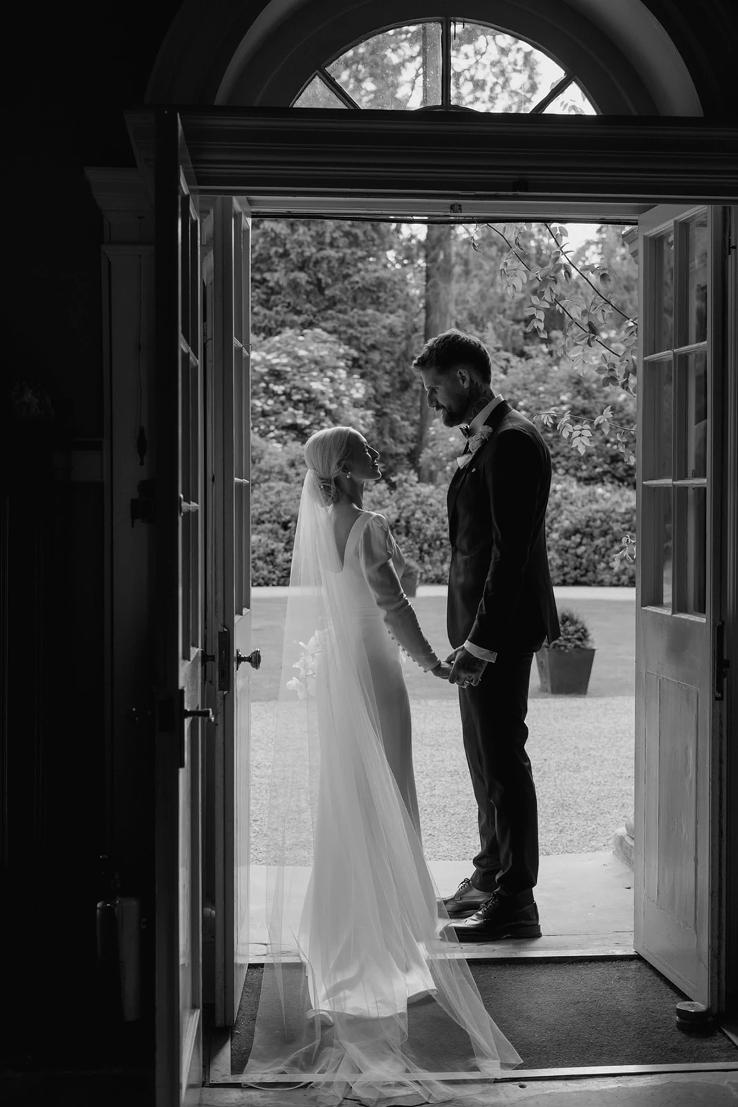 Amy & Sonny bridal hair at Middleton Lodge — photograph 1.
